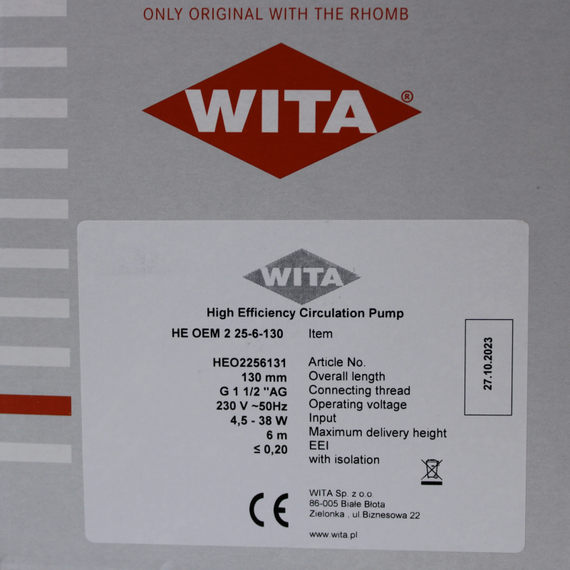 Циркуляційний насос WITA HE OEM 2 25-6-130